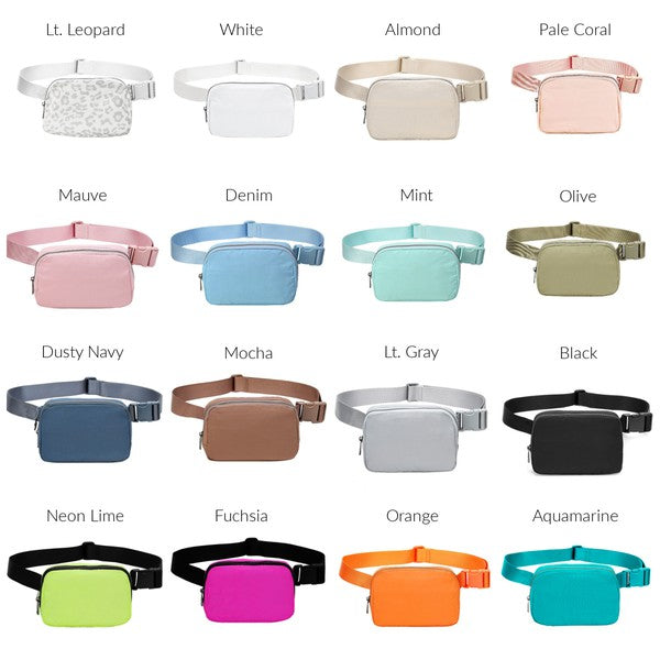 Roam Nylon Belt Sling Bag - multiple colors