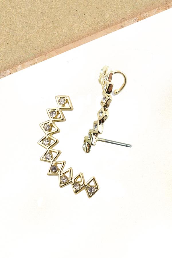 Triangle Cuff Earring - BOMSHELL BOUTIQUE