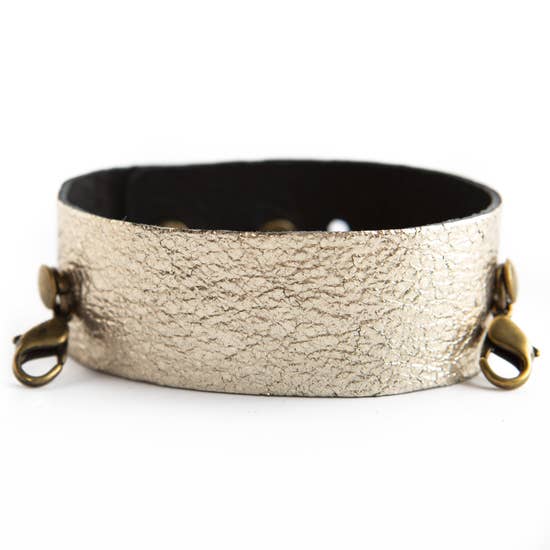 Lenny & Eva Thin Cuff in Gold - BOMSHELL BOUTIQUE