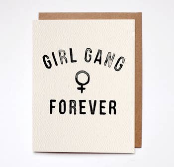 Girl Gang Forever Card - BOMSHELL BOUTIQUE