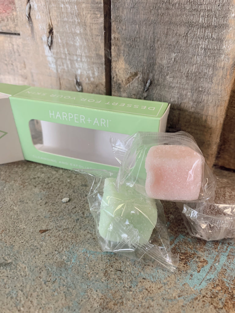Harper + Ari - Exfoliating Sugar Cubes - Mini Brunch Collection Gift Box