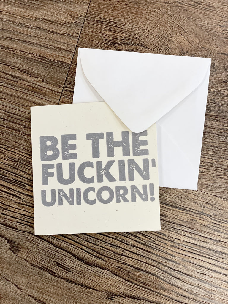 Be The Unicorn Mini Card