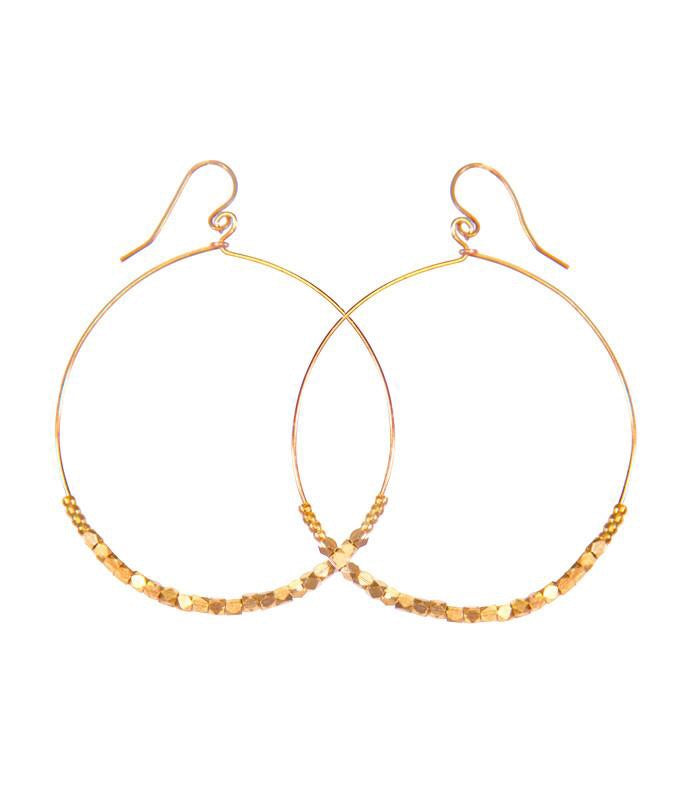 Purpose Jewelry - Shimmer Hoop Earrings - BOMSHELL BOUTIQUE