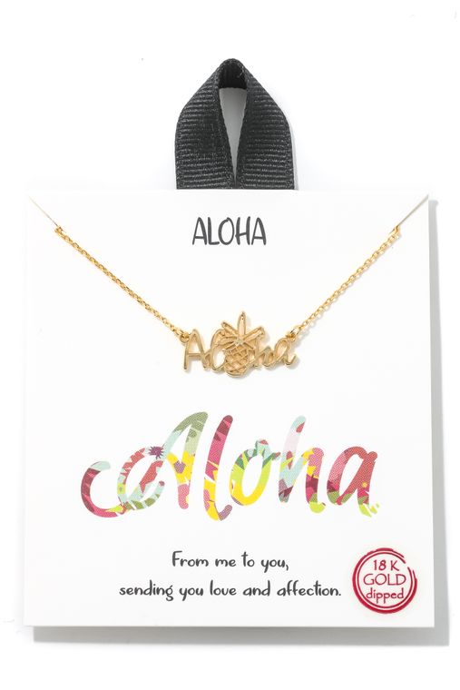 Aloha Pendant Necklace