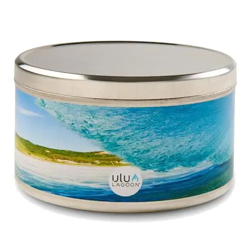 ULU 32oz Lugo Photo Series Tin Candle (Coconut Surf Wax Scent)