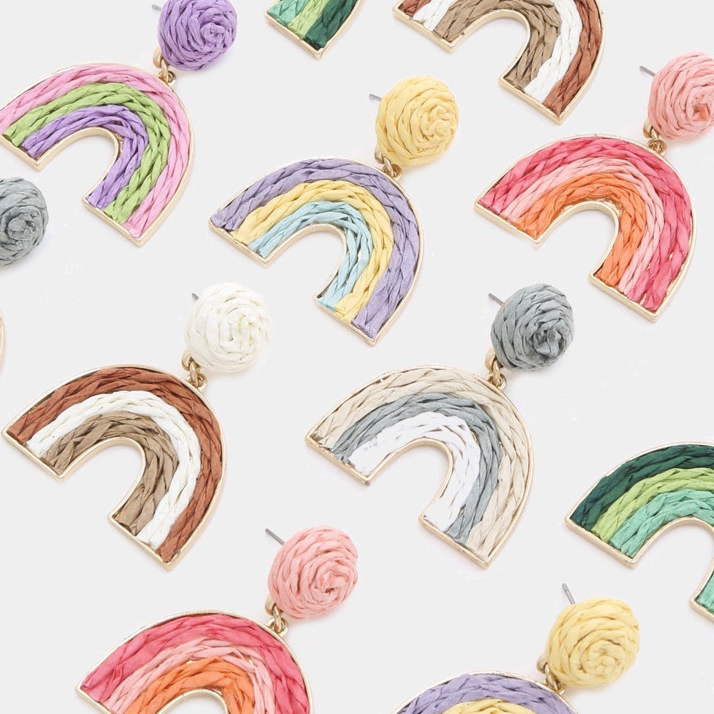 Rainbow Earrings - 2 COLORS