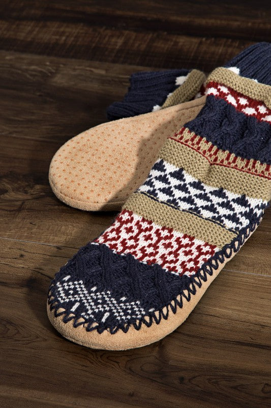 Cozy Up Slippers - Navy