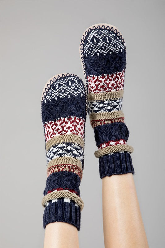 Cozy Up Slippers - Navy