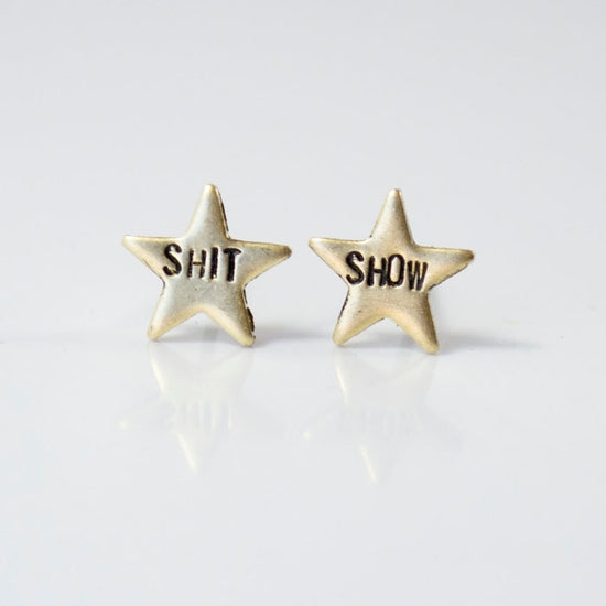 Shit Show Star Earrings