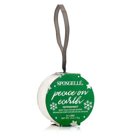 Spongelle Holiday Ornament Body Wash Infused Buffer