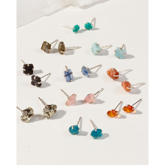 Raw Beauty Post Earring - Multiple Colors