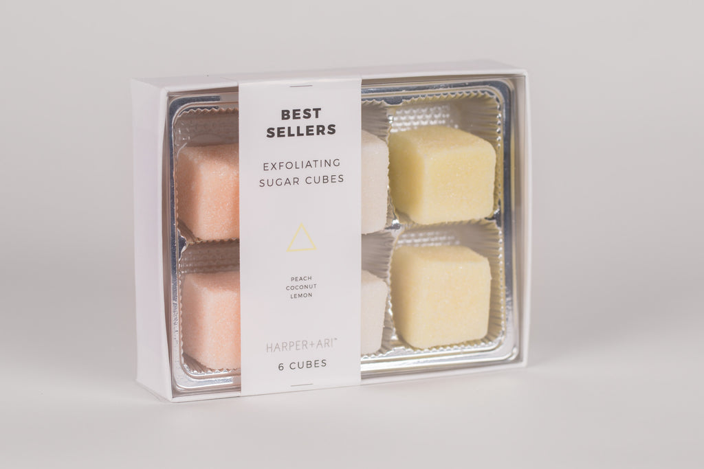 Harper + Ari - Exfoliating Sugar Cubes - Best Sellers Gift Box - BOMSHELL BOUTIQUE