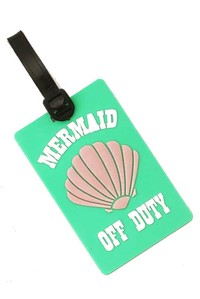 Mermaid Off Duty Luggage Tag - BOMSHELL BOUTIQUE