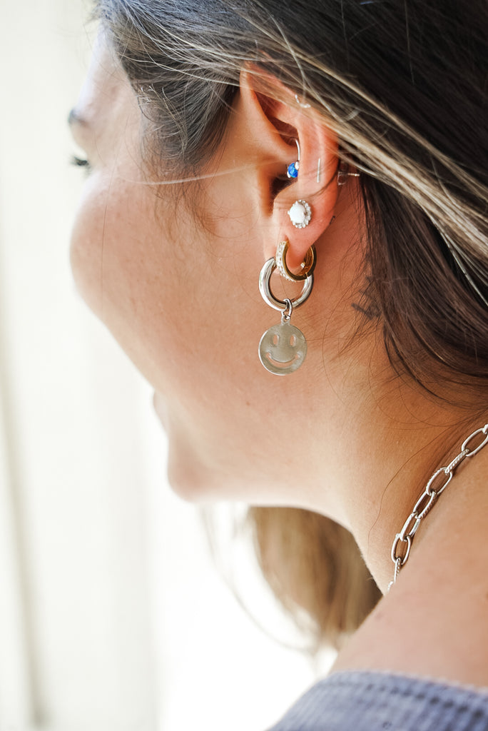Ash Earrings- Silver