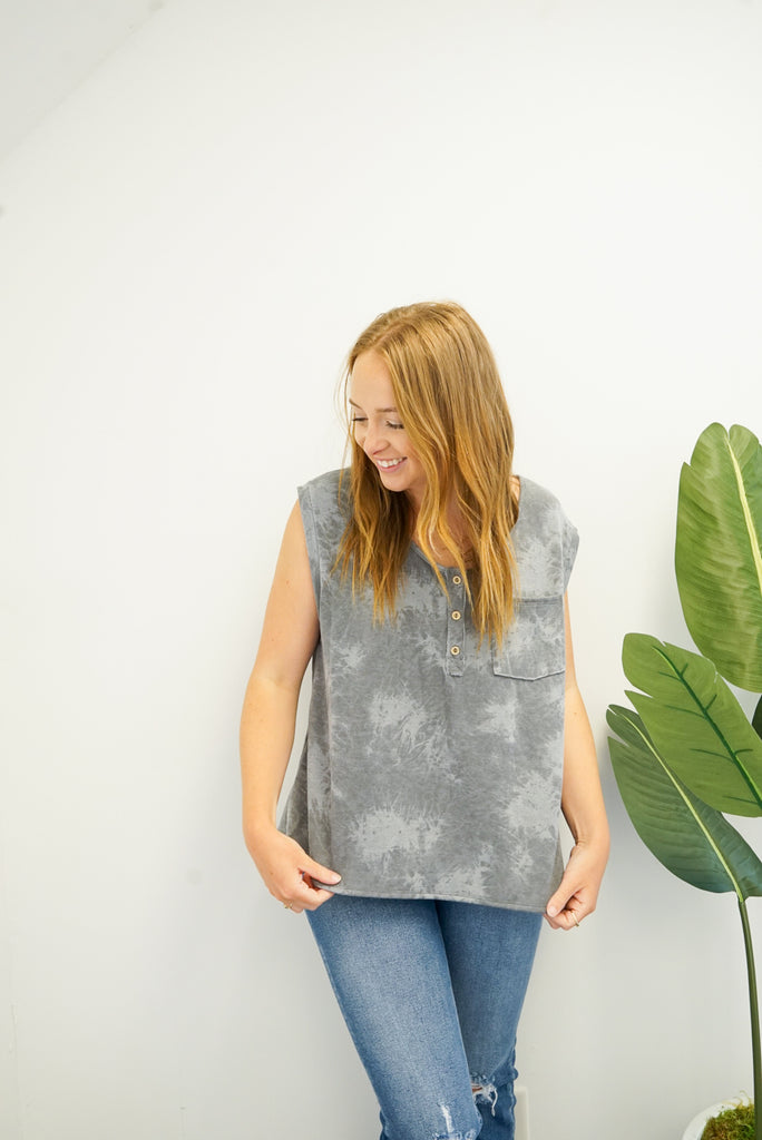 Callie Top - Charcoal