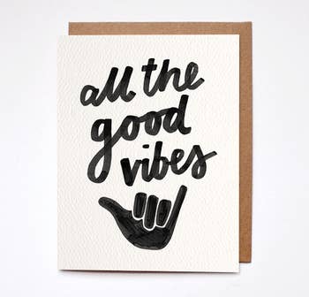 Good Vibes Card - BOMSHELL BOUTIQUE