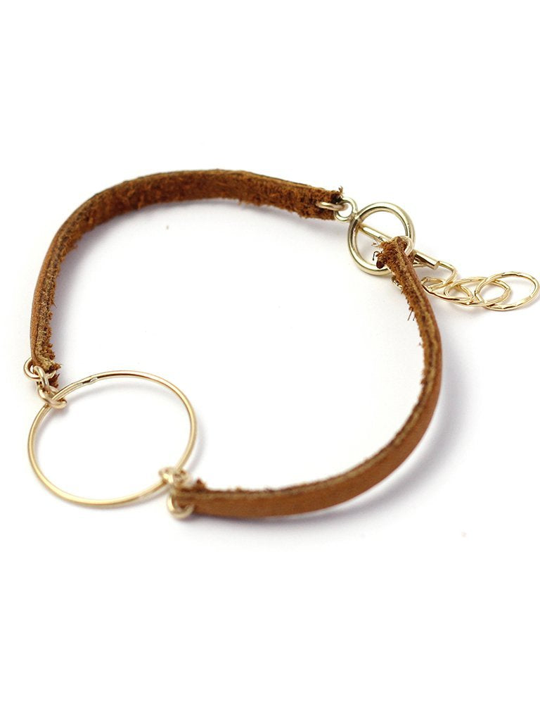 Co Kind Jewelry - Minimalist Leather Bracelet - BOMSHELL BOUTIQUE