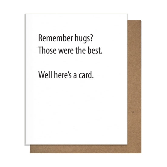 Remember Hugs Greeting Card