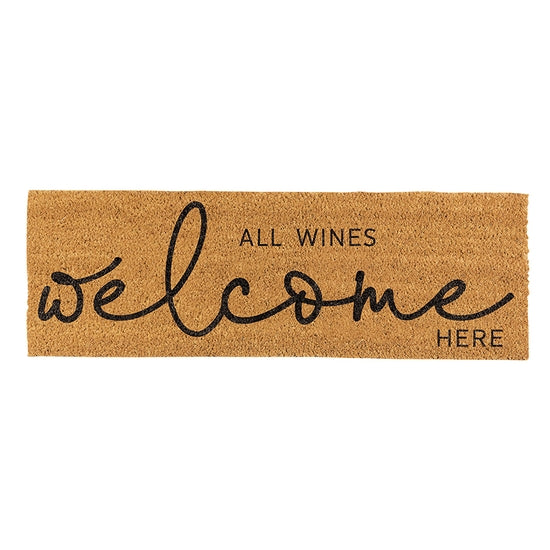 All Wines Welcome Here Doormat