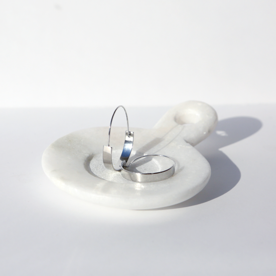 Magnolia Hoops by Purpose Jewelry - Silver