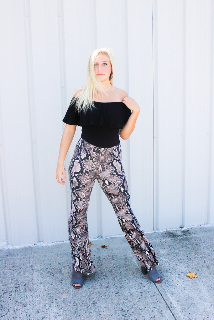 Night Fever Flare Bottoms - BOMSHELL BOUTIQUE