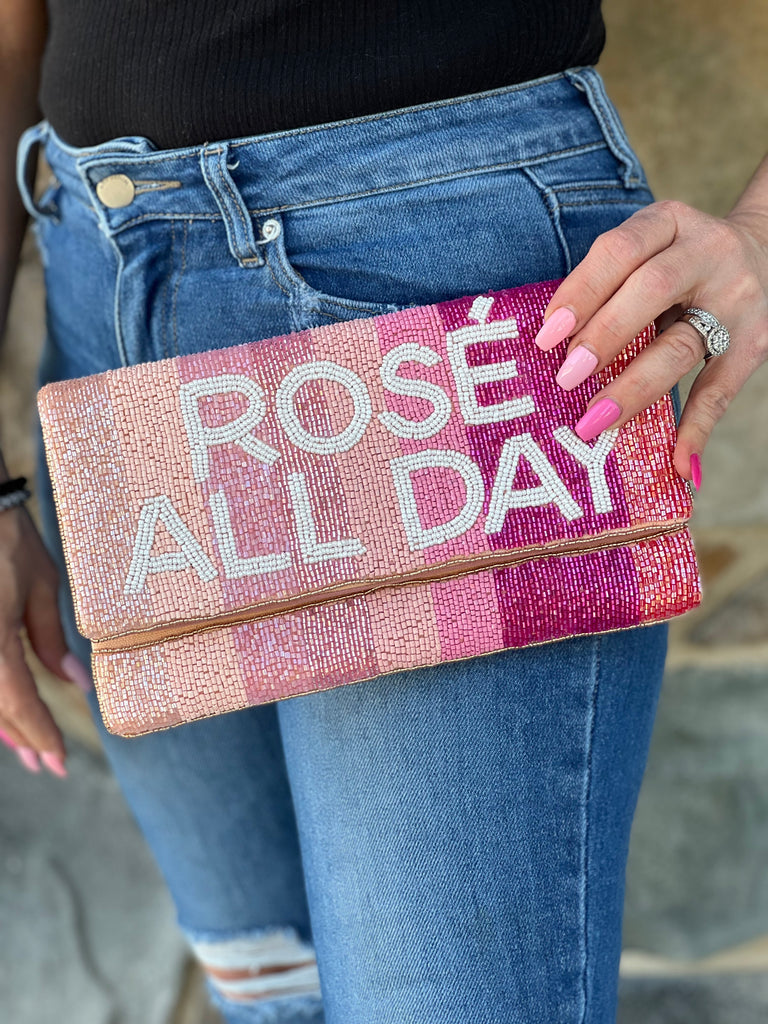 Rose All day Beaded Bag
