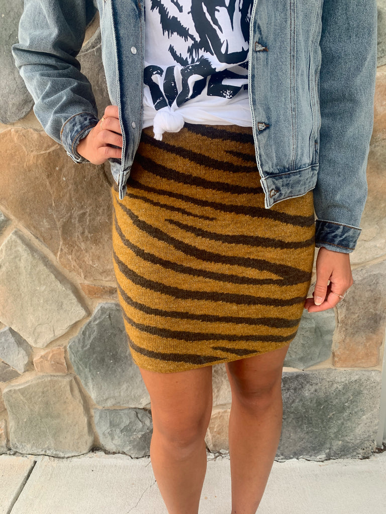 Tiger Queen Skirt - BOMSHELL BOUTIQUE