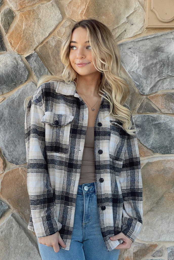 Stella Plaid Shacket - Other Colors
