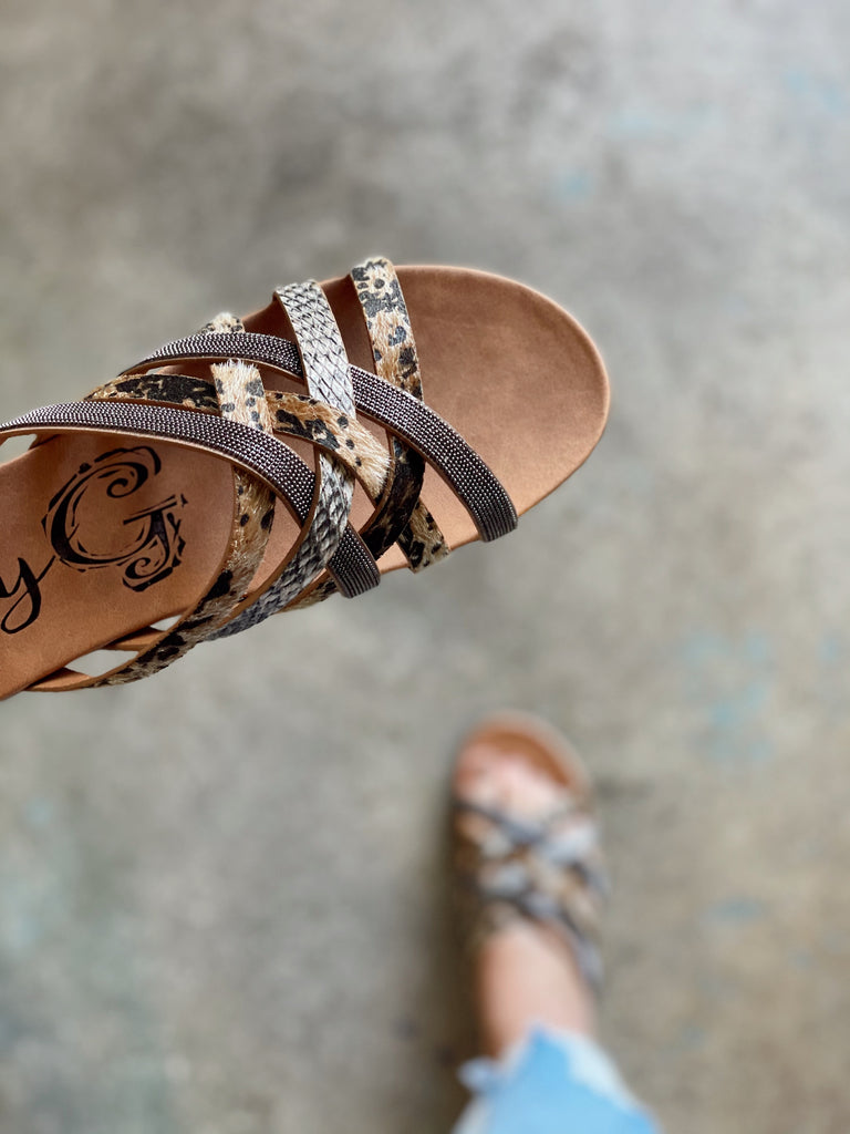 Giselle Sandals - Taupe Cheetah