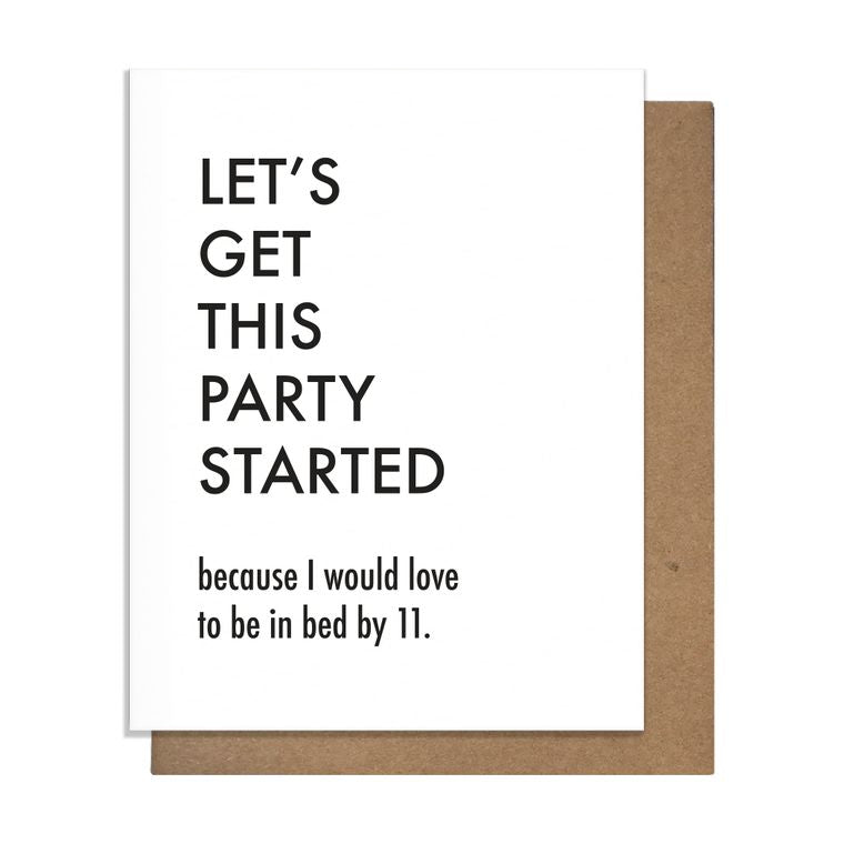 Party Started Greeting Card