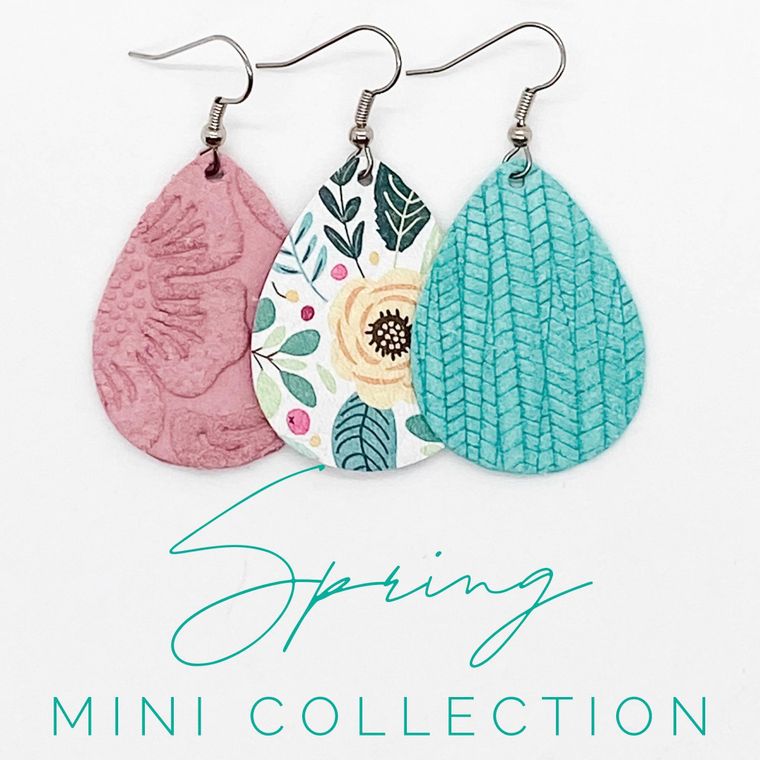 Spring Mini Collection Leather Earrings