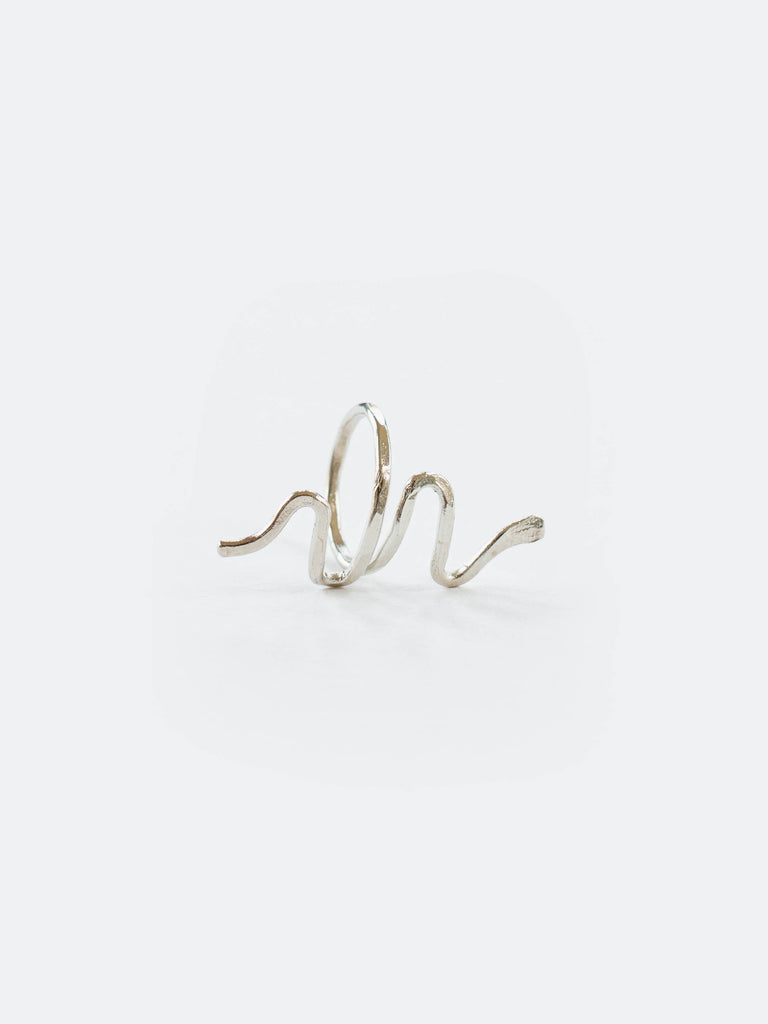 Serpentine Ring - Silver